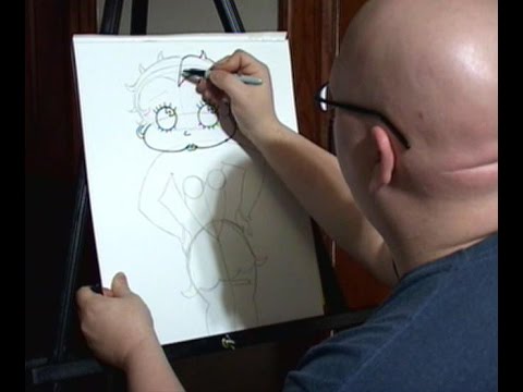 480x360 How To Draw Betty Boop - Betty Boop Sketch