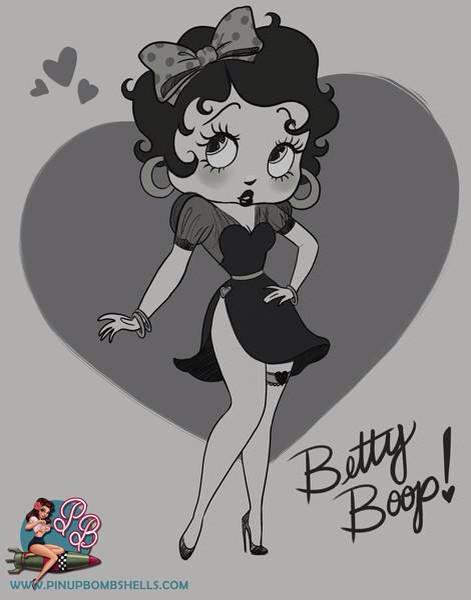 471x600 Pinup Bombshells On Twitter Having Some Fun Sketching Betty Boop - Betty Boop Sketch