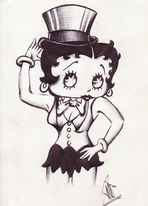 Betty Boop By Rininci - Betty Boop Sketch. 