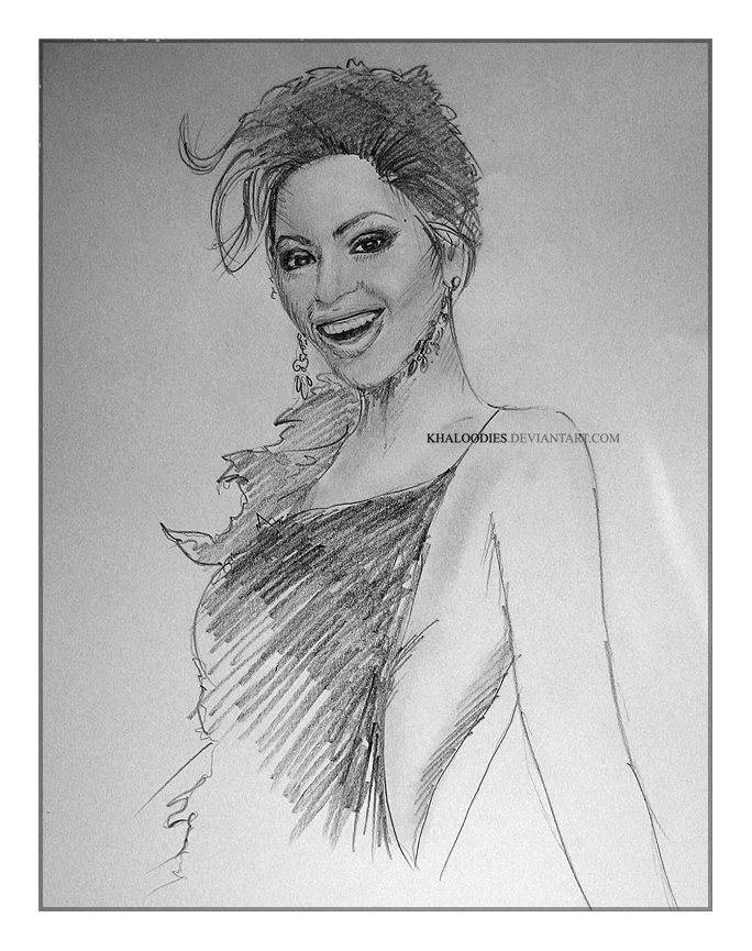 684x865 Beyonce - Beyonce Sketch