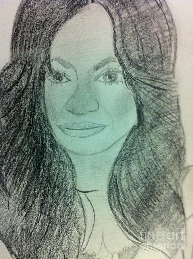 672x900 Beyonce Drawing By Charita Padilla - Beyonce Sketch