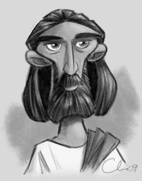480x612 Sketchbook Update Bible Guy - Bible Sketch