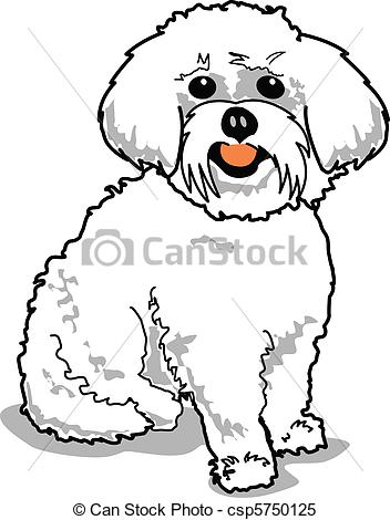352x470 Maltese Dog. Maltese Or Bichon Frise Dog. - Bichon Frise Sketch