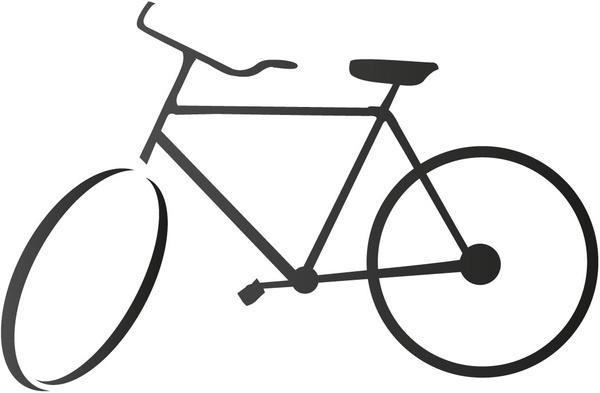 600x393 Bicycle Drawing Free Vector In Adobe Illustrator Ai ( .ai ) Vector - Bicycle Sketch