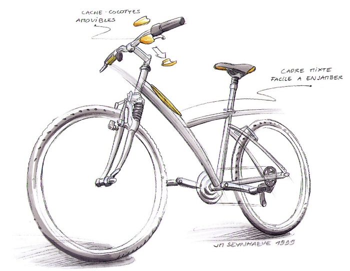 700x543 Bikes Amp Bikes Accessories By Jean Marc Seynhaeve - Bicycle Sketch Images