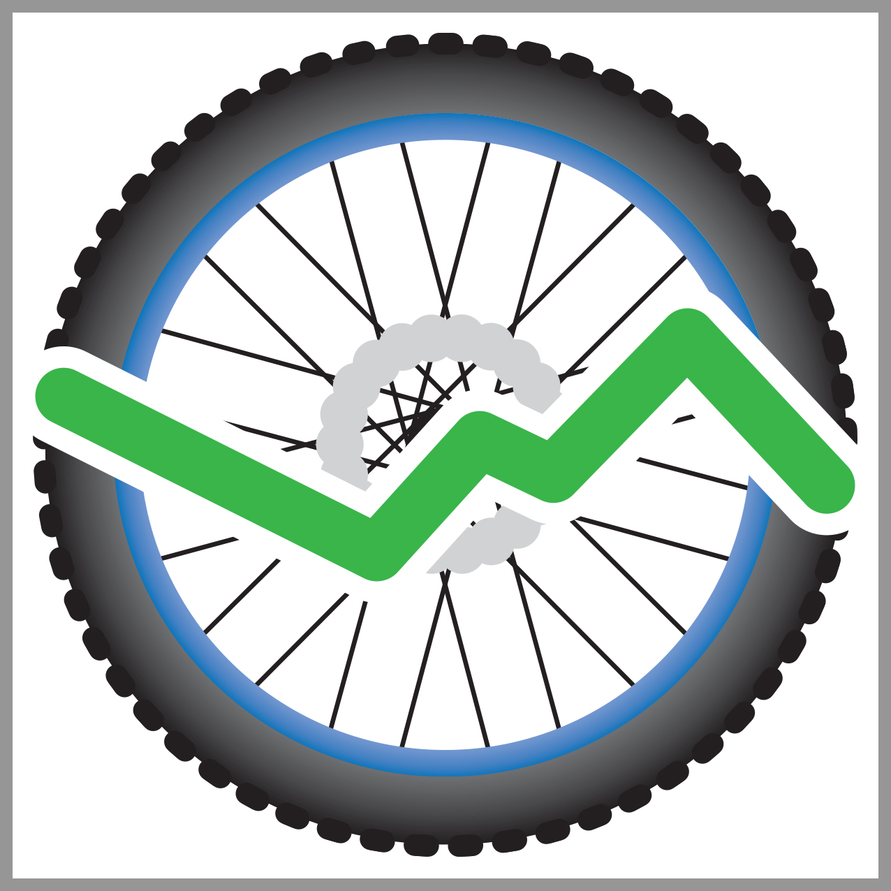 1276x1276 Bike Activities Lake Como - Bicycle Wheel Sketch