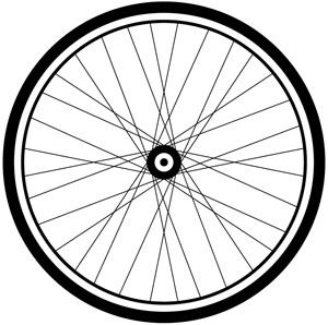300x298 Bike Wheel Clipart Clipart Panda - Bicycle Wheel Sketch