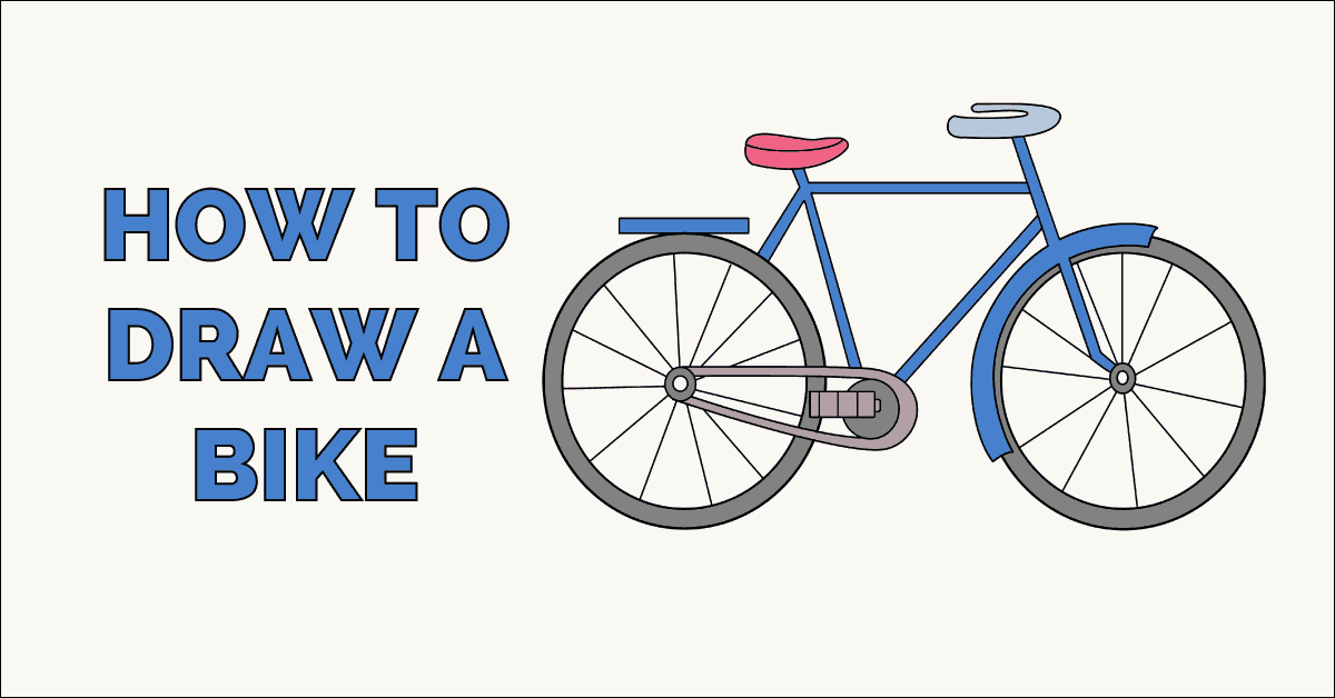 1200x628 How To Draw A Bike Really Easy Drawing Tutorial - Bicycle Wheel Sketch