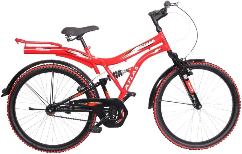 832x530 Atlas Sketch Dual Suspension Sports Bike For Adults Redampblack 26 T - Bicycle Wheel Sketch