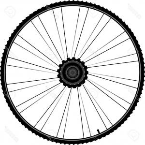 300x300 Bicycle Handdrawn Sketch Isolated On White Black Doodle Bike - Bicycle Wheel Sketch