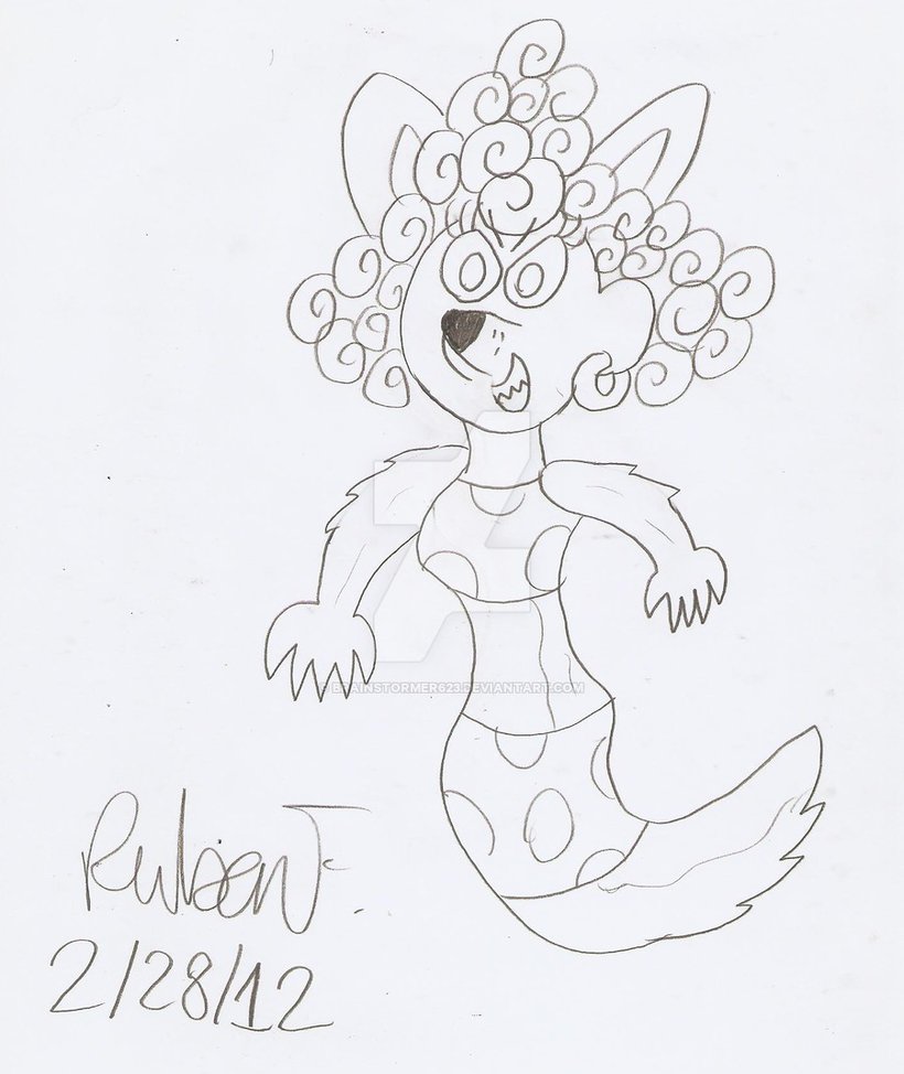 820x974 Big Bad Wolf Deema Sketch By Brainstormer623 - Big Bad Wolf Sketch