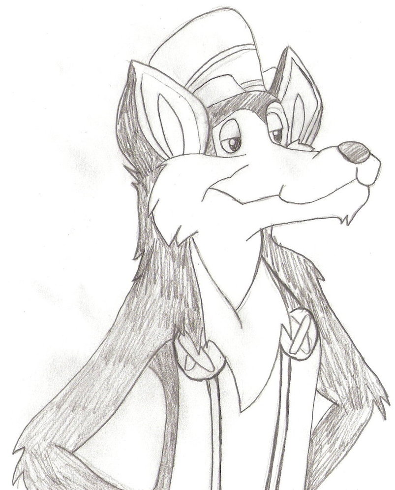 803x995 Big Bad Wolf - Big Bad Wolf Sketch