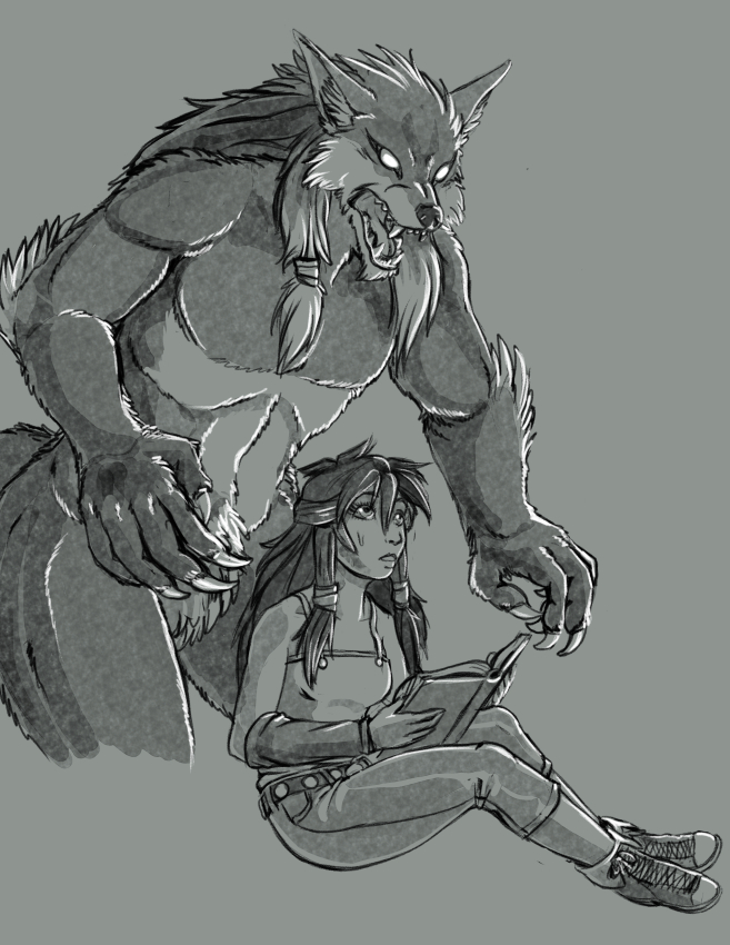 657x850 Monster Tales - Big Bad Wolf Sketch