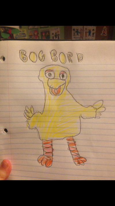 400x711 Big Bird Sketch By Jherkert - Big Bird Sketch