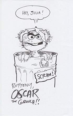 279x445 Carroll Spiney (Sesame Street) Signed 5x7 Big Bird Sketch - Big Bird Sketch