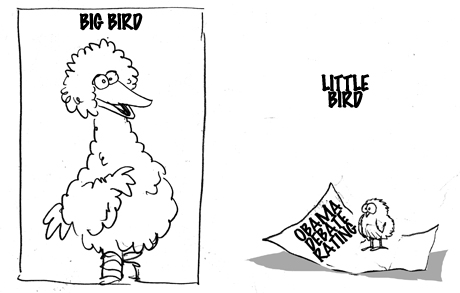 460x293 Sketch Big Bird Newsday - Big Bird Sketch