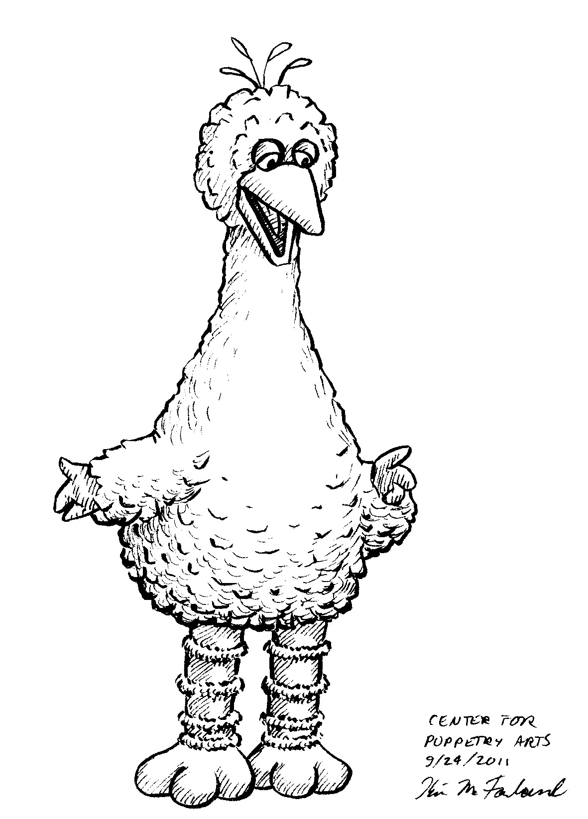 1181x1645 Still Life Big Bird By Negaduck9 - Big Bird Sketch