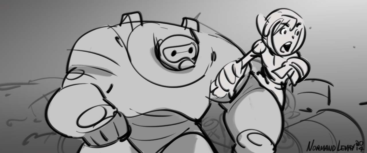 1280x536 Big Hero 6 Images Big Hero 6 Storyboard Sketches Hd Wallpaper And - Big Hero 6 Sketches