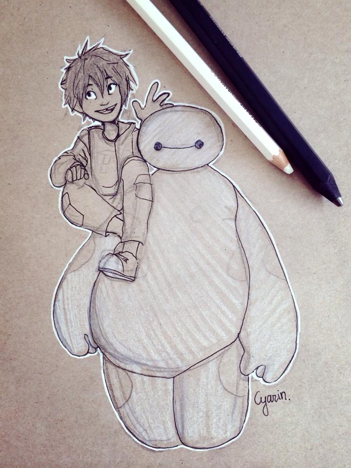 720x960 Big Hero 6 Fan Sketch - Big Hero 6 Sketches