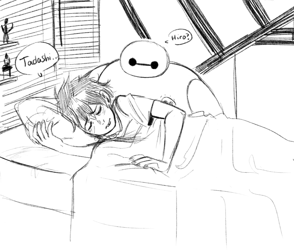 1002x851 Fanart Doodles Drawings Sketches Big Hero 6 Hiro Hamada Bh6 Baymax - Big Hero 6 Sketches