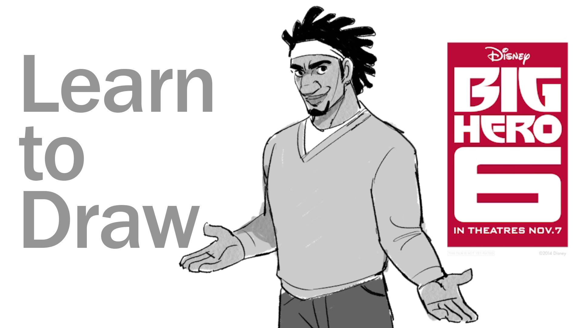 1920x1080 How To Draw Wasabi From Big Hero 6 - Big Hero 6 Sketches