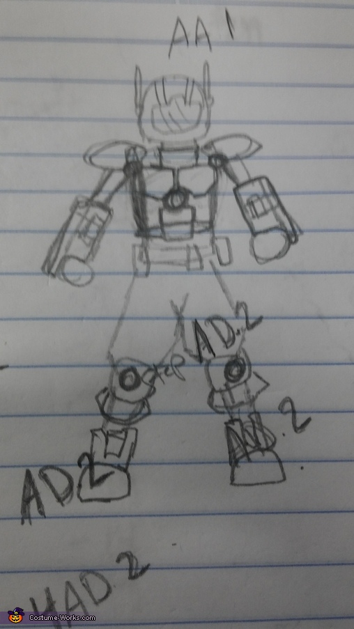 508x903 Big Hero 6 Hiro Hamada Costume - Big Hero 6 Sketches