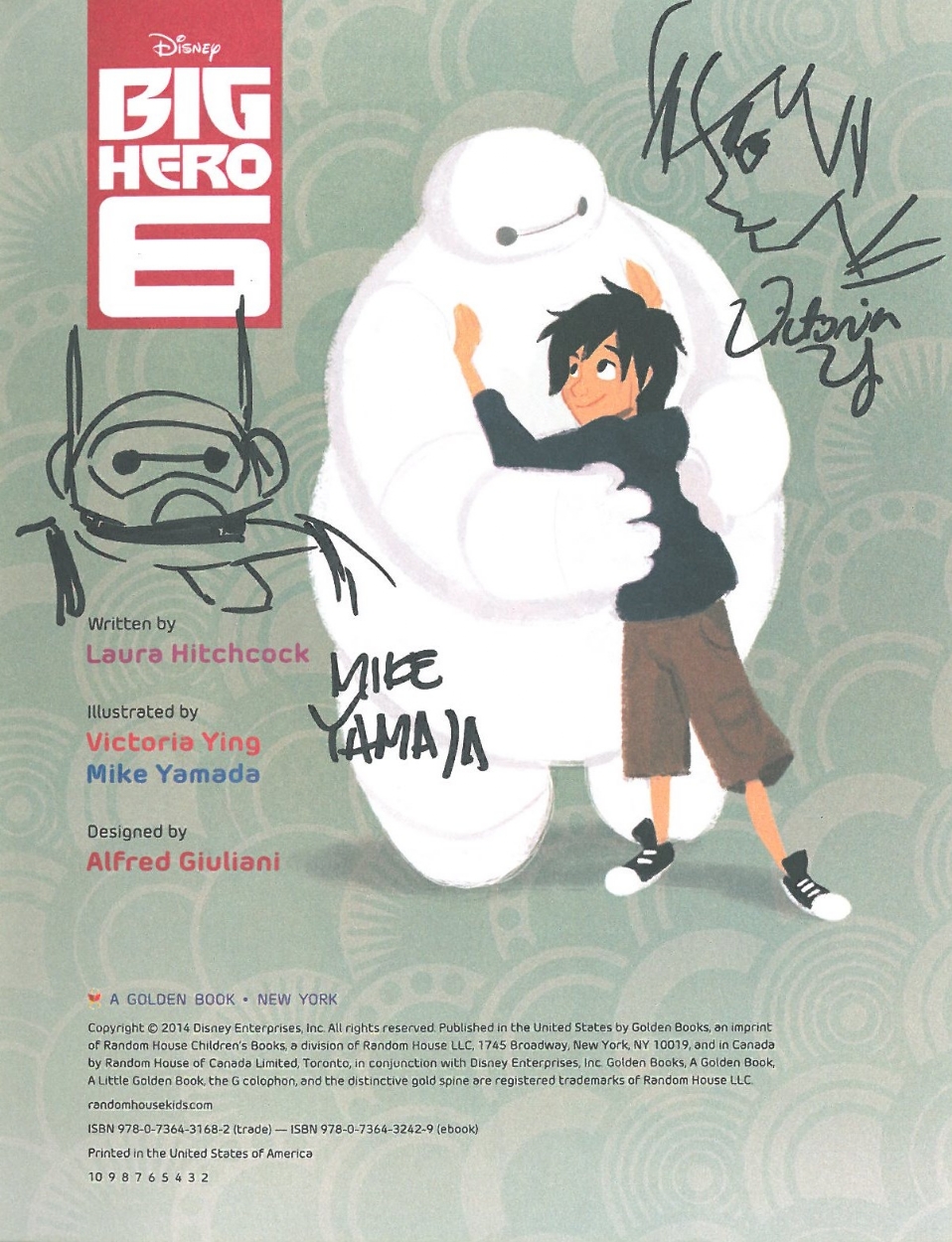 958x1250 Big Hero 6 Little Golden Book Sketches By Mike Yamada And Victoria - Big Hero 6 Sketches