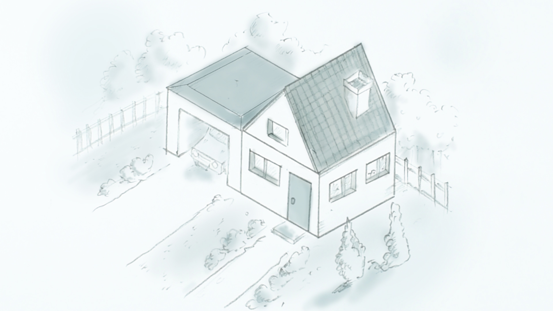 1920x1080 How To Draw A House 11 Steps (With Pictures) - Big House Sketch