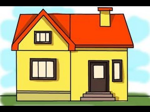 480x360 How To Draw A Big House - Big House Sketch