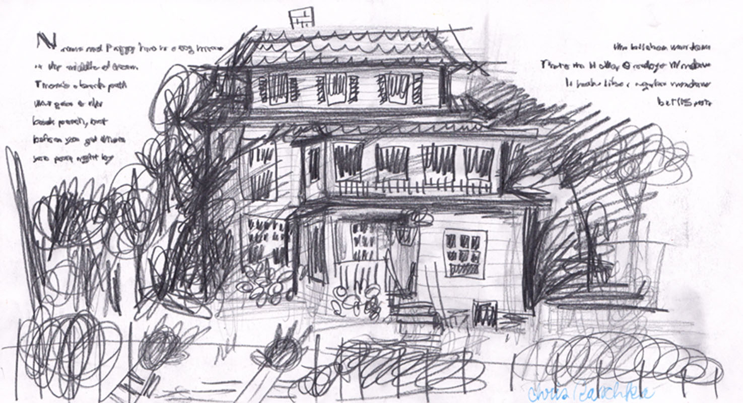 1475x800 Nanna And Poppy Live In A Big House, Study The Hello, Goodbye - Big House Sketch