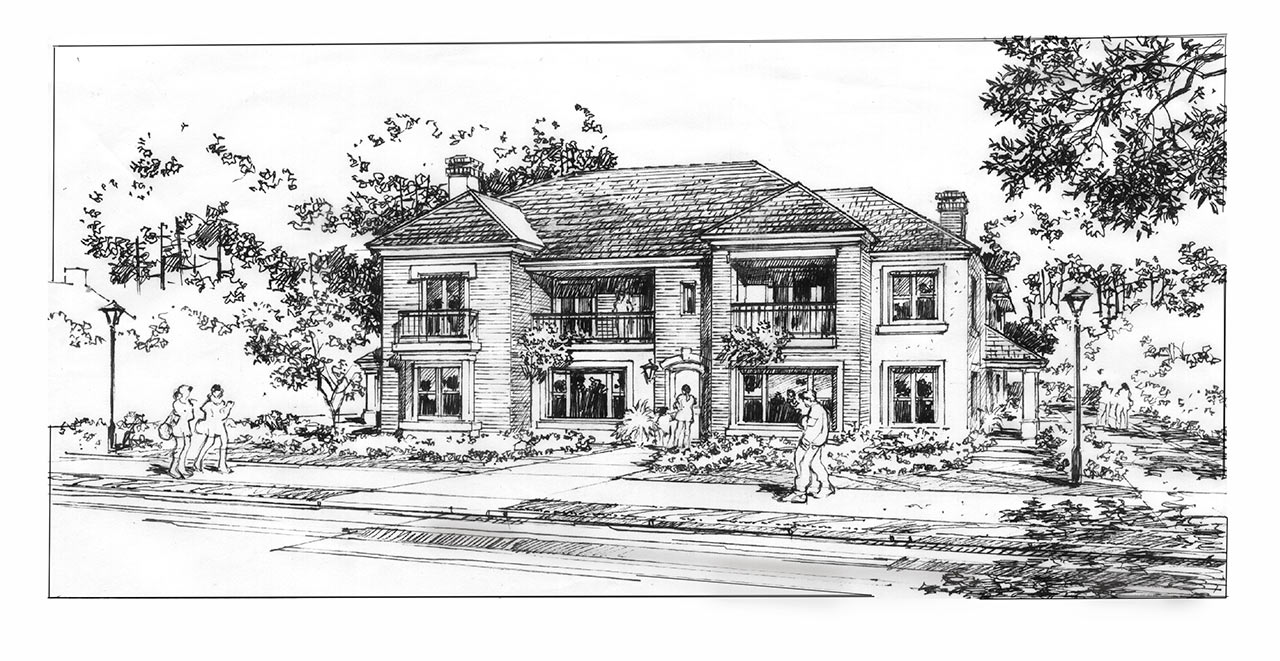 1280x661 Humphreys Partners Architects Uk Otb Big House Sketch - Big House Sketch