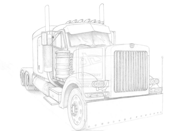 736x534 List Of Synonyms And Antonyms Of The Word Optimus Prime Semi Drawings - Big Rig Sketches