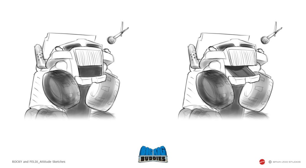 1000x549 Big Rig Buddies Tony Weinstock - Big Rig Sketches