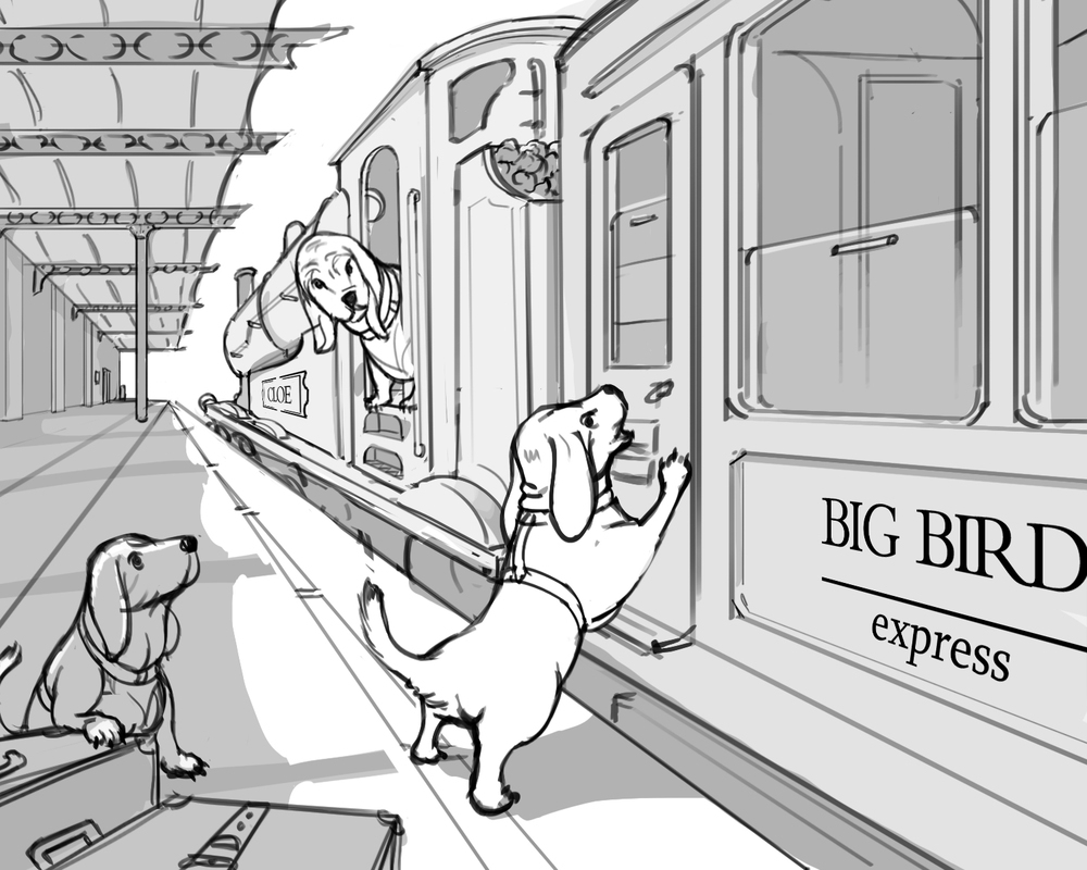 1000x800 Big Train Sketches Sketchbook Alex Robinson Design - Big Sketches