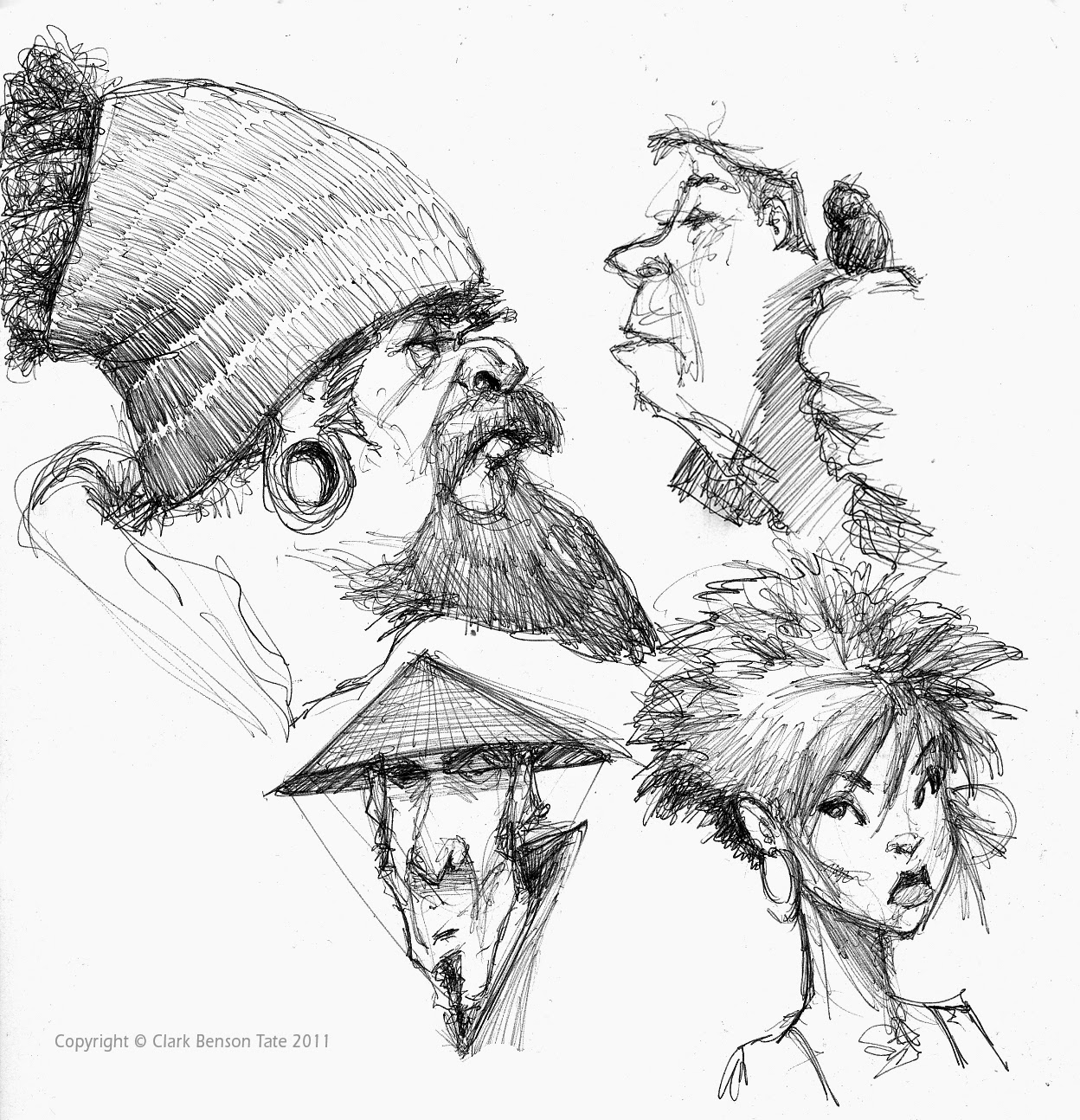 1248x1294 Clark Tate, Big Toe Art Commute Sketches - Big Sketches