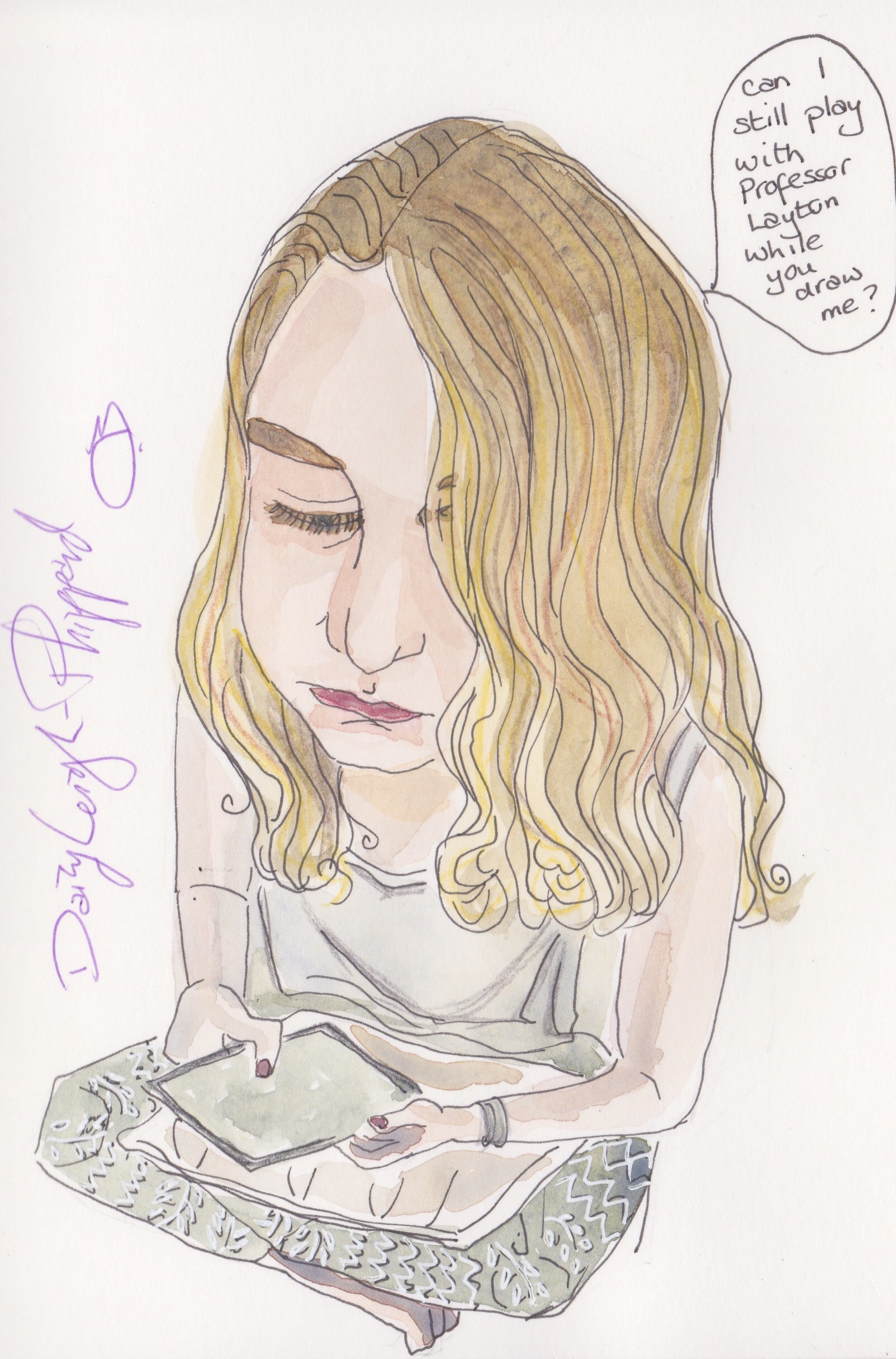 1603x2430 Big Head Portrait The Hare Sketches - Big Sketches