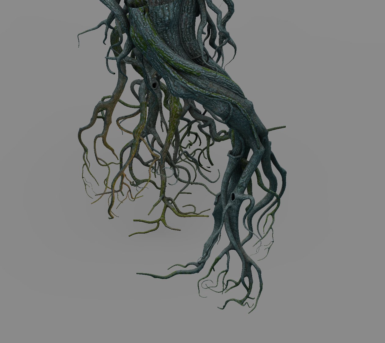 1260x1125 Mountain Plants - Big Tree Sketch