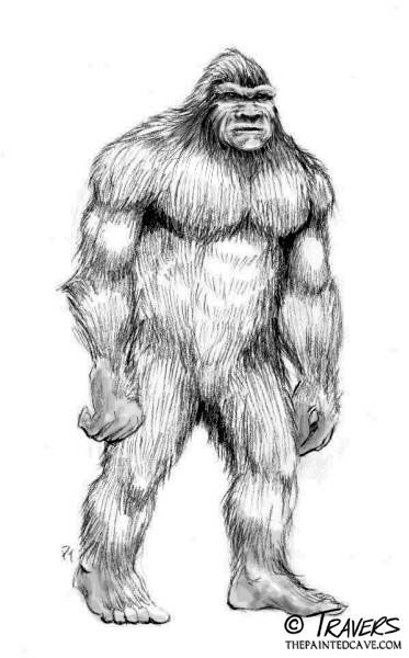 373x600 Bigfoot Comics - Bigfoot Sketch