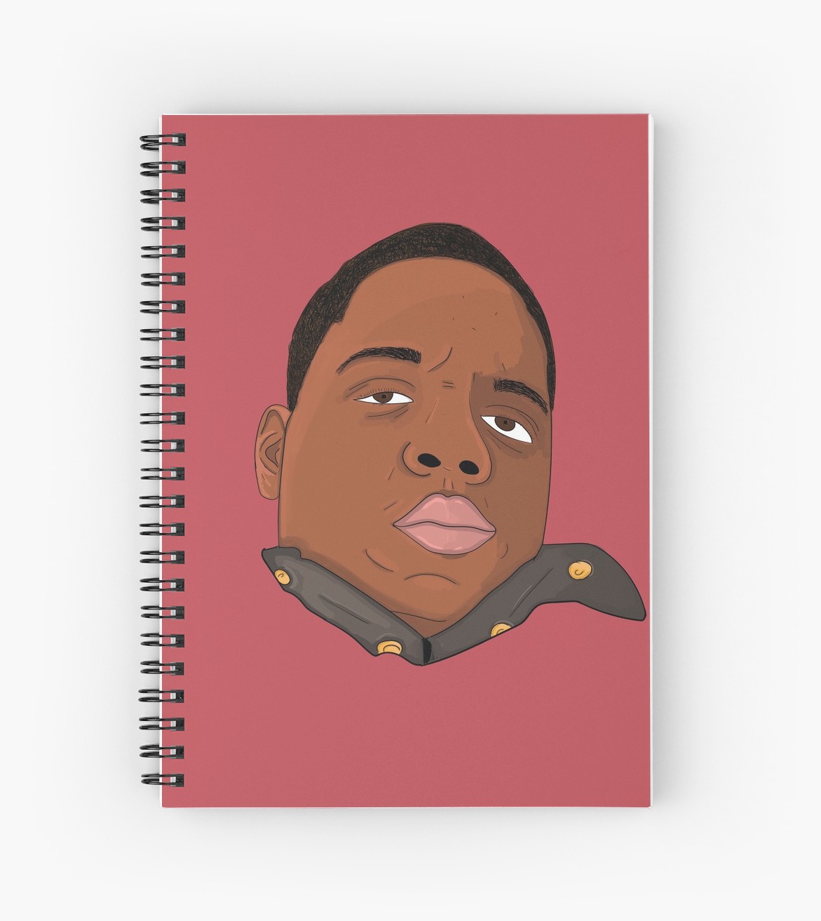 1171x1313 Biggie Smalls Illustrated Sketch Spiral Notebooks By - Biggie Smalls Sketch