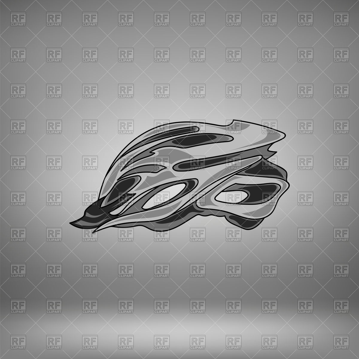 1200x1200 Grey Bike Helmet Vector Image Vector Artwork Of Sport And - Bike Helmet Sketch