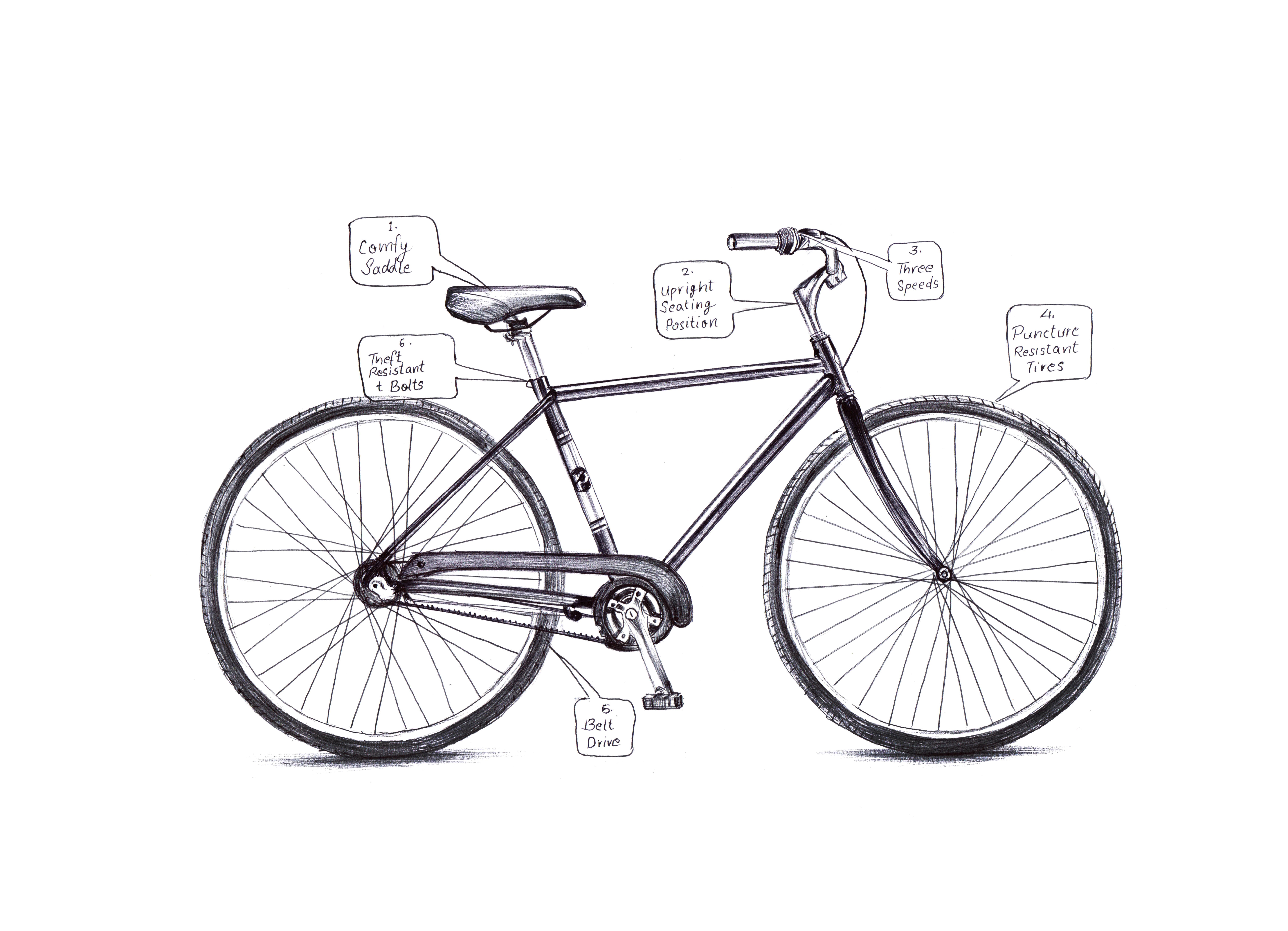 7013x5072 Bike Sketch Make Diy Projects And Ideas For Makers - Bike Sketch
