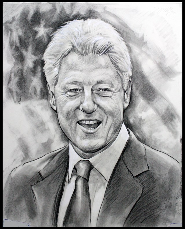 Bill Clinton Sketch at Explore collection of Bill