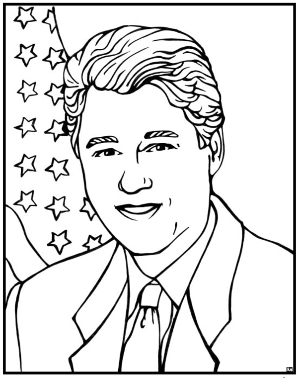 Bill Clinton Sketch at Explore collection of Bill