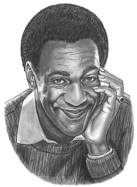 468x640 Bill Cosby By Marty307, Via Art (Pencil Art) (Pa - Bill Cosby Sketch