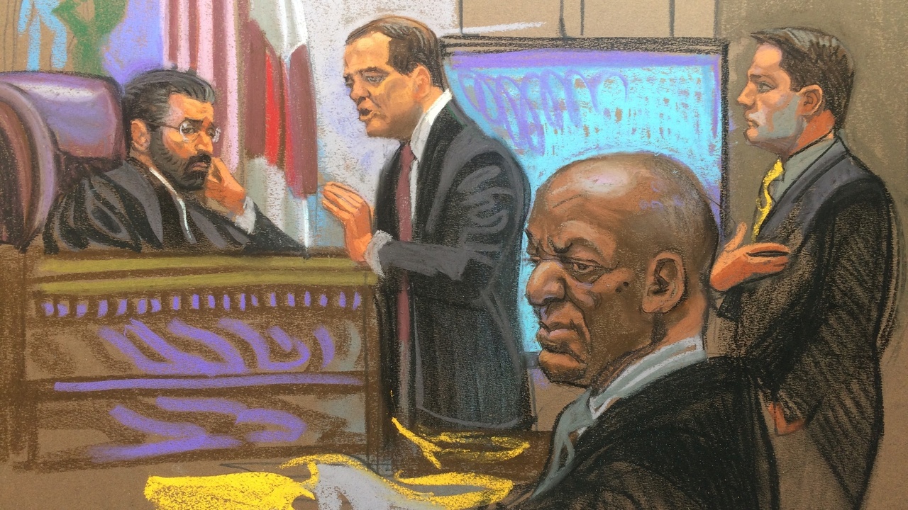 1280x720 Bill Cosby Hearing Adjourned With No Rulings - Bill Cosby Sketch