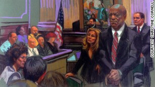 307x173 Bill Cosby Trial Mistrial Declared As Jury Deadlocks - Bill Cosby Sketch