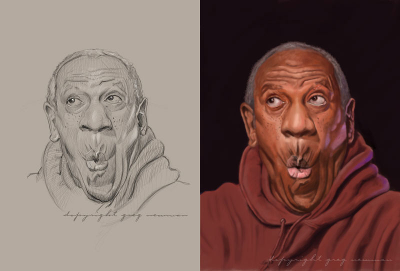 Bill Cosby Sketch At Explore Collection Of Bill Cosby Sketch 7911