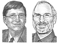 200x150 Bill Gates And Steve Jobs - Bill Gates Sketch
