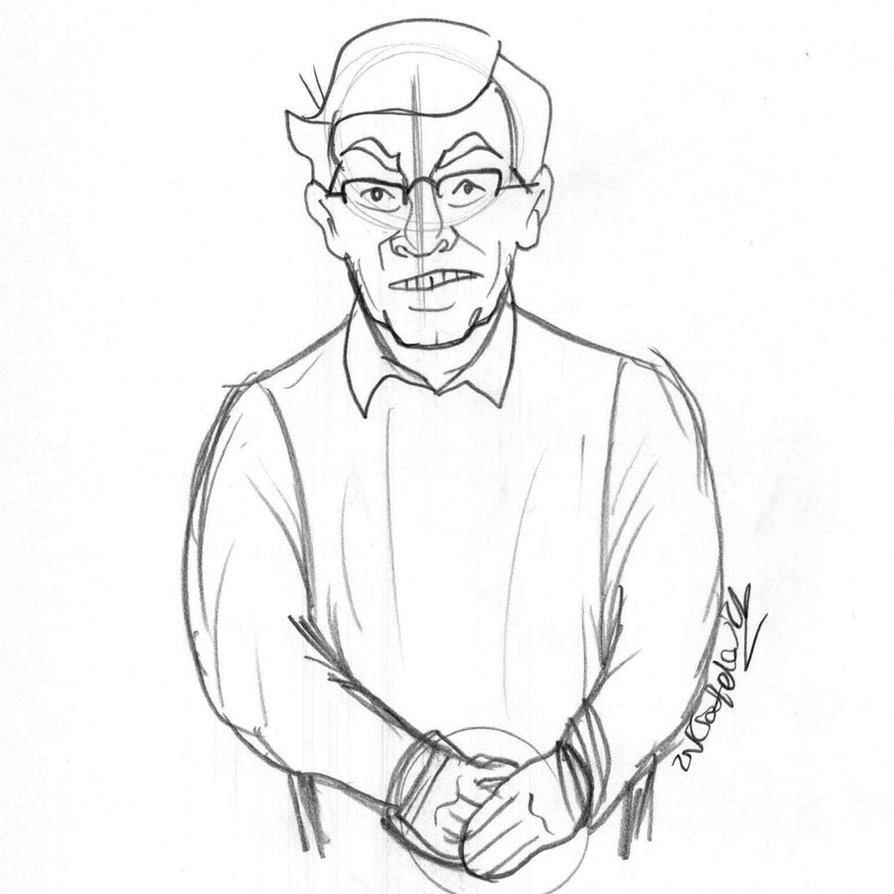 894x894 Bill Gates (Sketch) By Creativ Ziv - Bill Gates Sketch