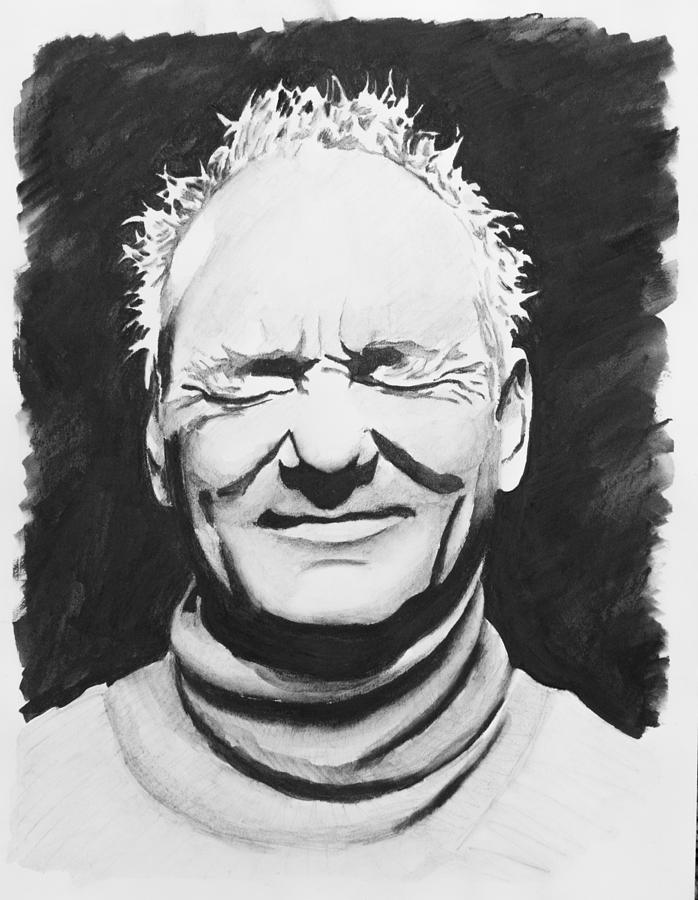 698x900 Bill Murray Drawing Drawing By Ursa Davis - Bill Murray Sketch